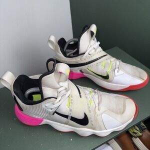 Nike React Hyperset SE White Black Bright Crimson DJ4473 121 Volleyball Men 9.5